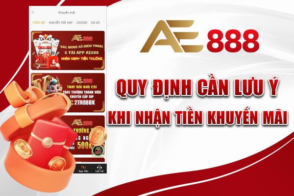 Quy định cần lưu ý khi nhận tiền khuyến mãi