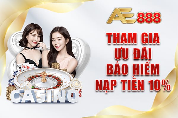Tham gia ưu đãi bảo hiểm nạp tiền 10%